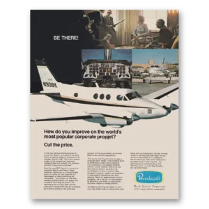1971 Beechcraft King Air Print Ad | Corporate Propjet
