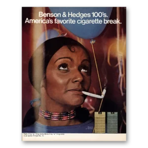 1971 Benson & Hedges Cigarettes Print Ad | Cigarette Break