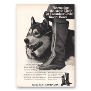 1971 Bernardo Print Ad | Tundra Boots