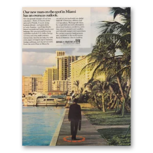 1971 Bank of America Print Ad | Miami