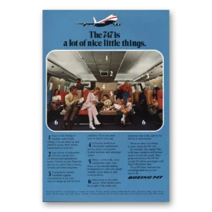1971 Boeing 747 Print Ad | Little Things