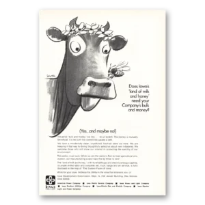 1971 Iowa Print Ad | Land Of Milk And Honey