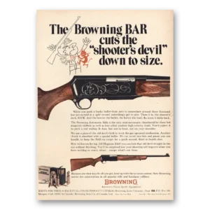 1971 Browning Arms Print Ad | Shooters Devil