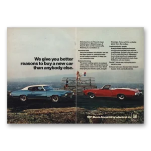 1971 Buick Skylark Print Ad | Better Reasons To Buy