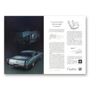 1971 Cadillac Sixty Special Brougham Print Ad | Second Impression