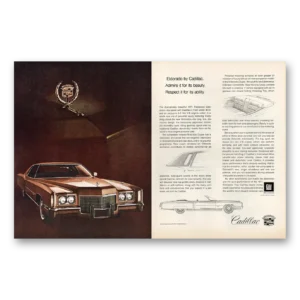 1971 Cadillac Eldorado Print Ad | Admire It