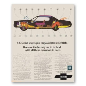 1971 Chevrolet Impala Print Ad | Bare Essentials
