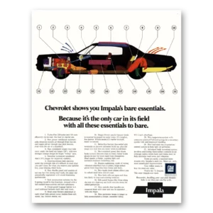1971 Chevrolet Impala Print Ad | Bare Essentials