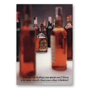 1971 Chivas Regal Print Ad | Ever Get Feeling