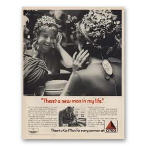 1971 Citgo Gasolene Print Ad | New Man