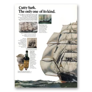 1971 Cutty Sark Print Ad | Only One