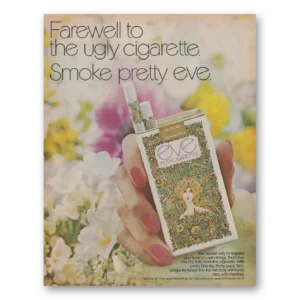 1971 Eve Cigarettes Print Ad | Ugly Cigarette