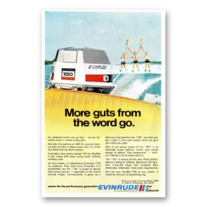 1971 Evinrude Print Ad | More Guts