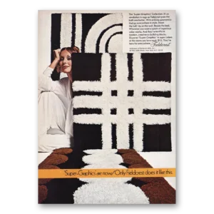 1971 Fieldcrest Print Ad | Super Graphics