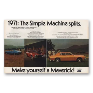 1970 Ford Maverick Print Ad | Simple Machine