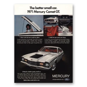 1971 Mercury Comet Print Ad | Better Small Car