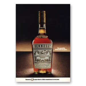 1971 Hennessy Cognac Print Ad | Little Connoisseur