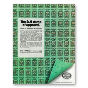 1971 Home Insurance Print Ad | Stamp Approval