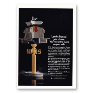 1971 Irving Trust Company Print Ad | Winds Blow