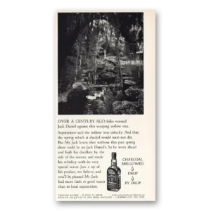 1971 Jack Daniels Print Ad | Weeping Willow