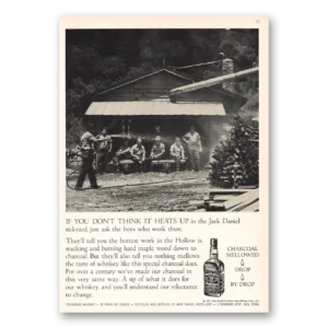1971 Jack Daniels Print Ad | Don’t Think It Heats Up