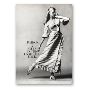 1971 Jamison Fashion Print Ad | Ruffled