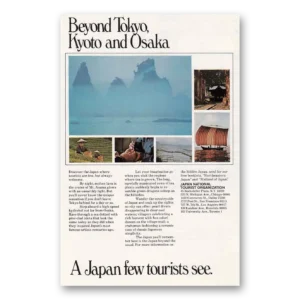 1971 Japan Print Ad | Kyoto Osaka