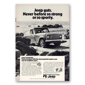 1971 Jeep Commando Print Ad | Never Before