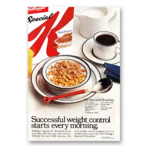 1971 Kelloggs Special K Print Ad | Successful Weight