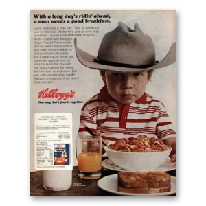 1971 Kelloggs Frosted Flakes Print Ad | Long Days