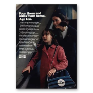 1971 KLM Royal Dutch Airlines Print Ad | Four Thousand