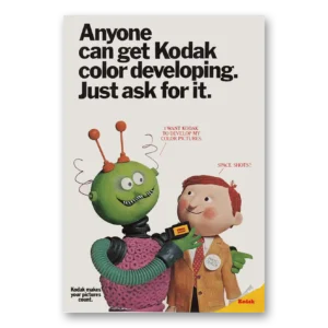 1971 Kodak Film Print Ad | Color Developing