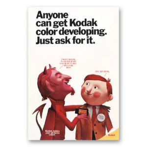 1971 Kodak Film Print Ad | Sly Devil