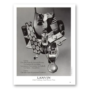 1971 Lanvin Fashion Print Ad | Une Autre