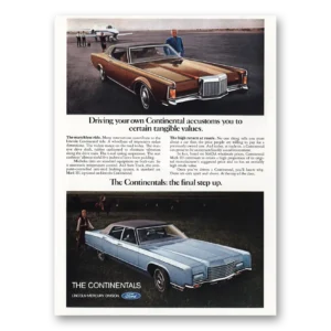 1971 Lincoln Continental Print Ad | Tangible Values