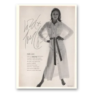 1971 Lord & Taylor Print Ad | Apres Swim