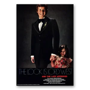 1971 Lord West Menswear Print Ad | Lady Approves