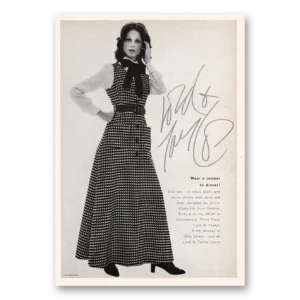 1971 Lord & Taylor Print Ad | Jumper To Dinner