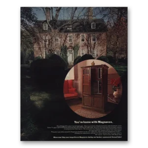 1971 Magnavox Color Television Print Ad | Nice Things