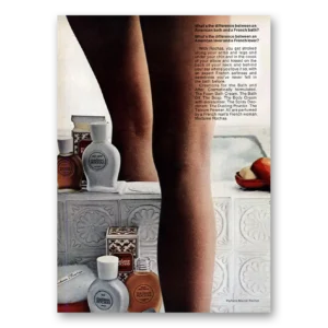 1971 Marcel Rochas Print Ad | French Bath