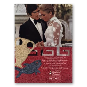 1971 Masland Carpet Print Ad | Offbeat Kinky