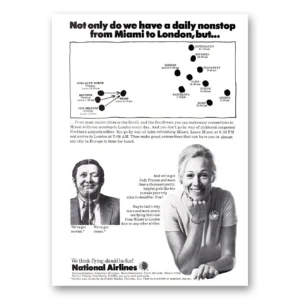 1971 National Airlines Print Ad | Daily Nonstop
