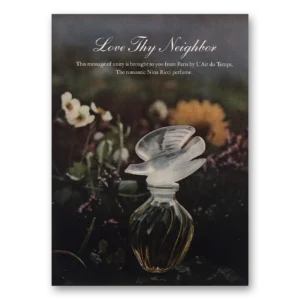 1971 L'Air Du Temps Perfume Print Ad | Love Thy Neighbor