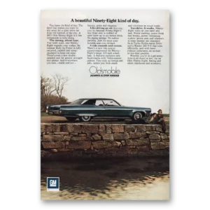 1971 Oldsmobile Ninety Eight Print Ad | Beautiful