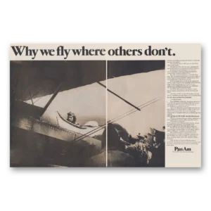 1971 Pan Am Print Ad | We Fly