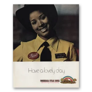 1971 Ponderosa Steak House Print Ad | Marion Hill