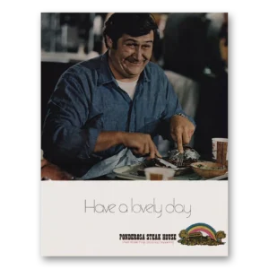 1971 Ponderosa Steak House Print Ad | Have Lovely Day