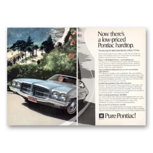 1971 Pontiac LeMans Print Ad | Pontiac Hardtop