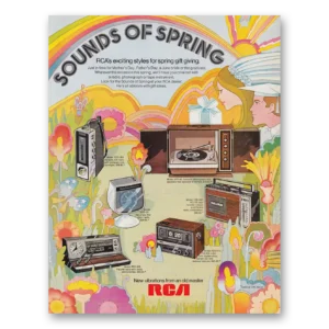 1971 RCA Radios Print Ad | Sounds Spring