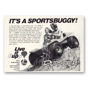 1971 Ruppster Sportsbuggy Print Ad | Sportsbuggy